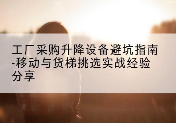 土默特右旗移动式升降机怎么选-工厂采购升降设备避坑指南-移动与货梯挑选实战经验分享
